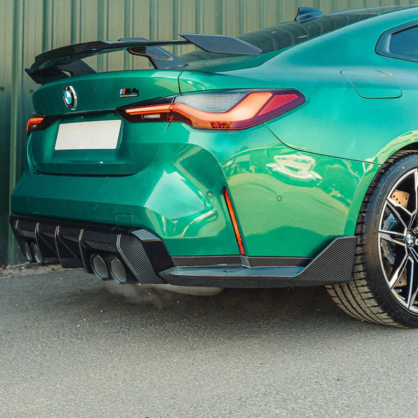 MP styl ploutve difuzoru ze suchého karbonu pro BMW G8x M3 a M4