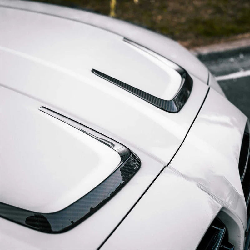 Kryty výdechů kapoty ze suchého karbonu pro BMW G8x M3 a M4