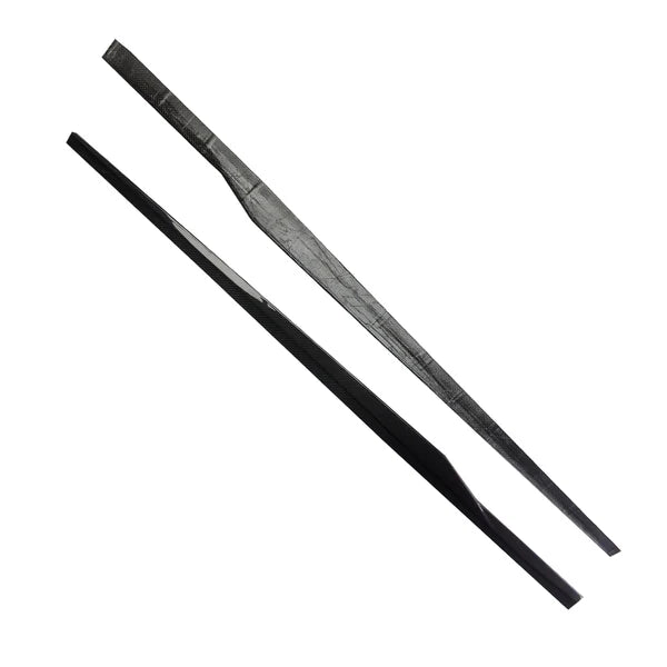 R styl Side Skirts ze suchého karbonu pro BMW G87 M2
