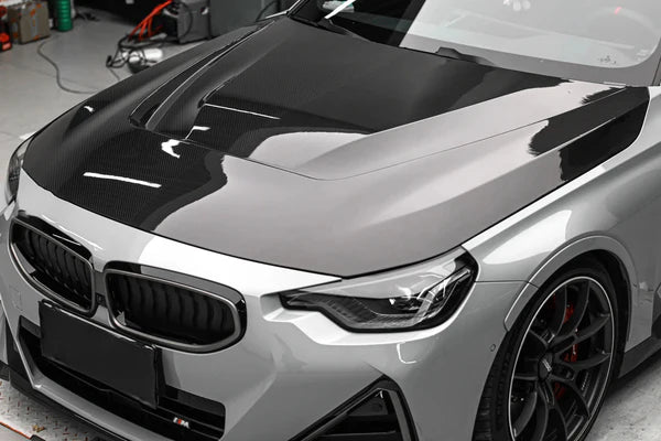 Víko kapoty ze suchého karbonu pro BMW F87 (M2 / M2 Competition)
