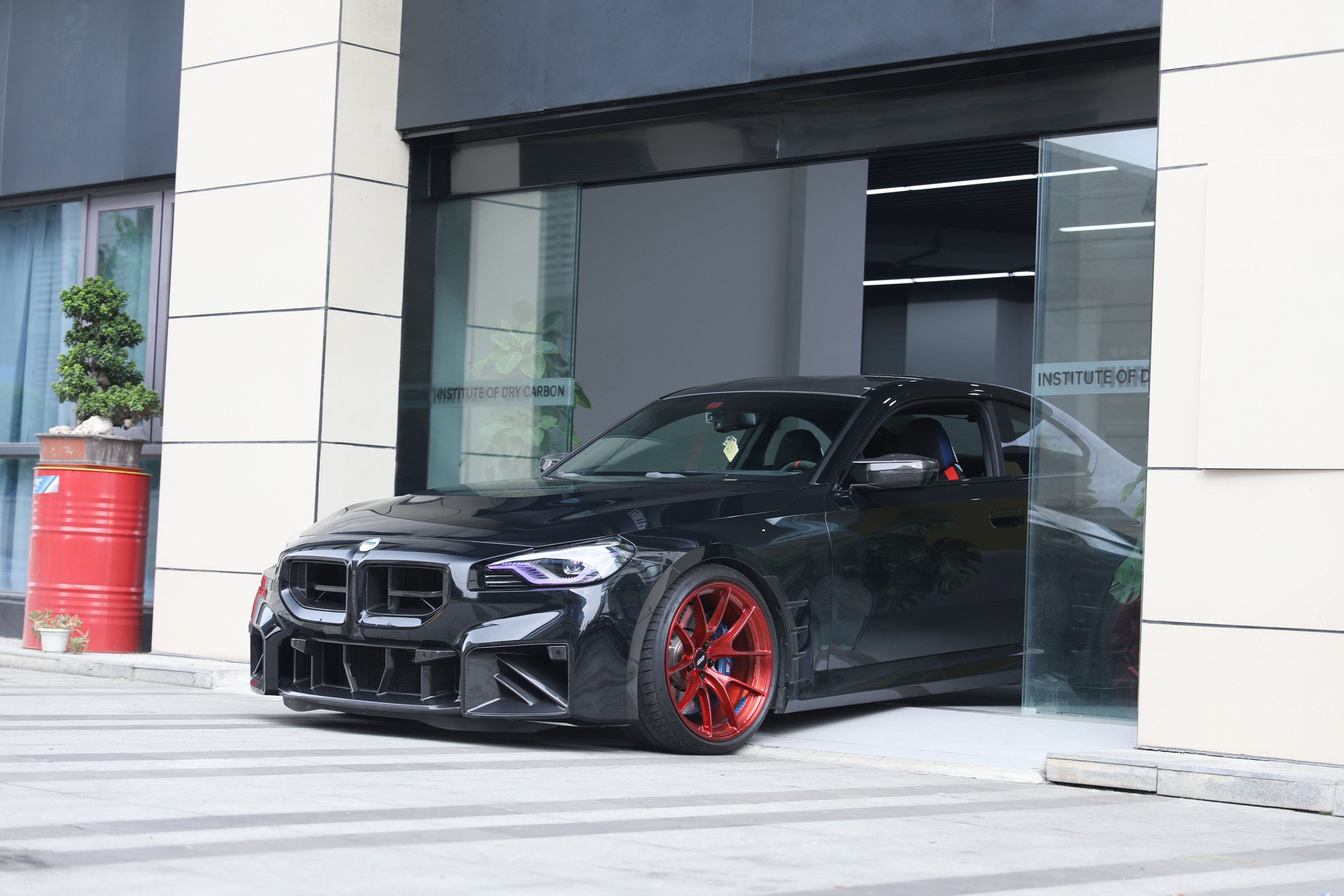 CS styl Ledvinky ze suchého karbonu pro BMW G87 M2