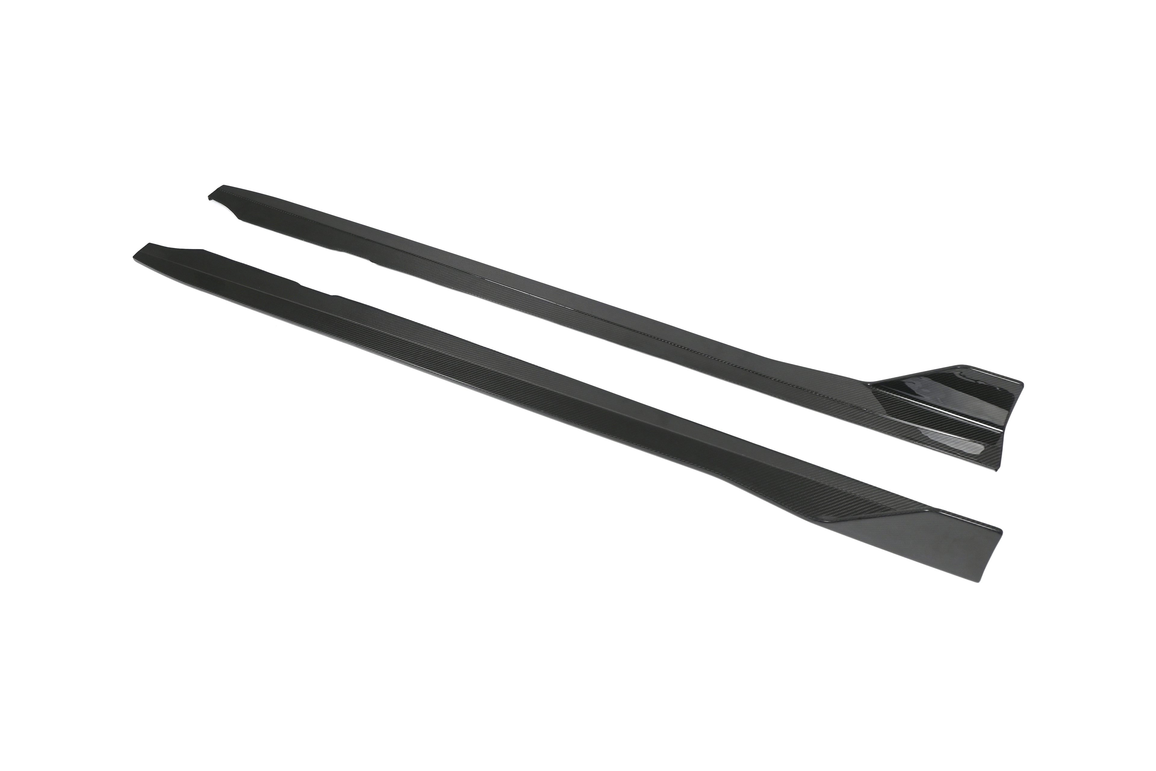 AD styl side skirts ze suchého karbonu pro BMW G87 M2