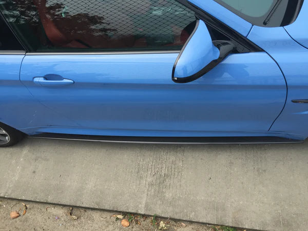 MP styl Side skirts ze suchého karbonu pro BMW F8x M3 a M4