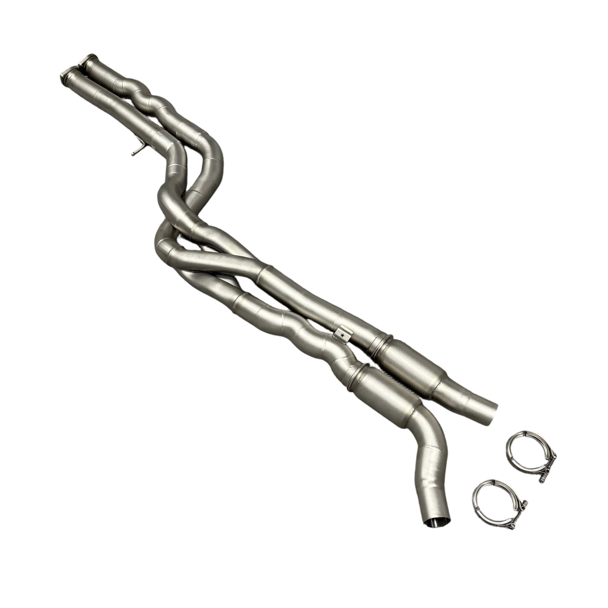 Equal length Z Pipe Midpipe resonated z nerezové oceli na F87 M2 S55